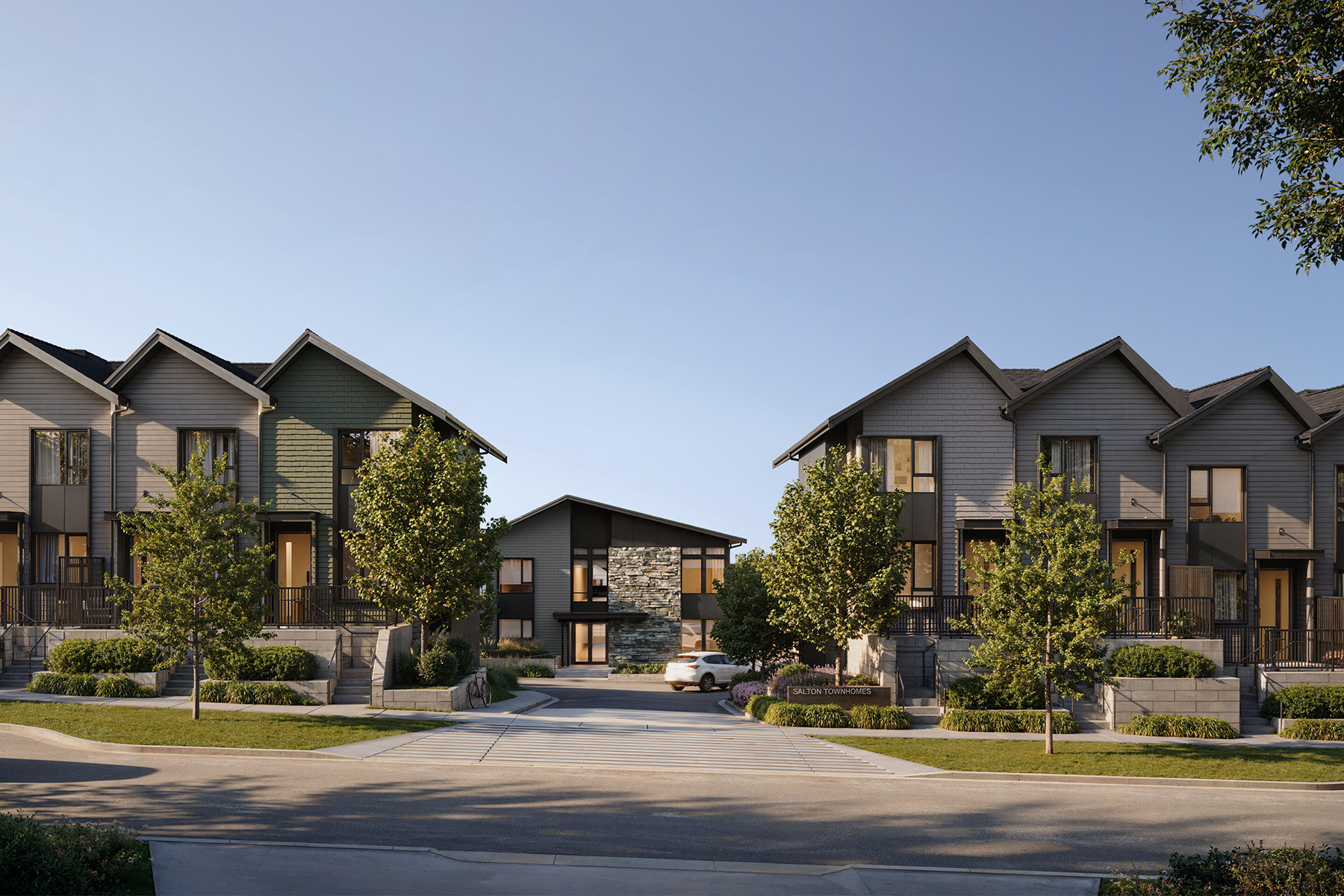 Salton townhomes entrance and exterior