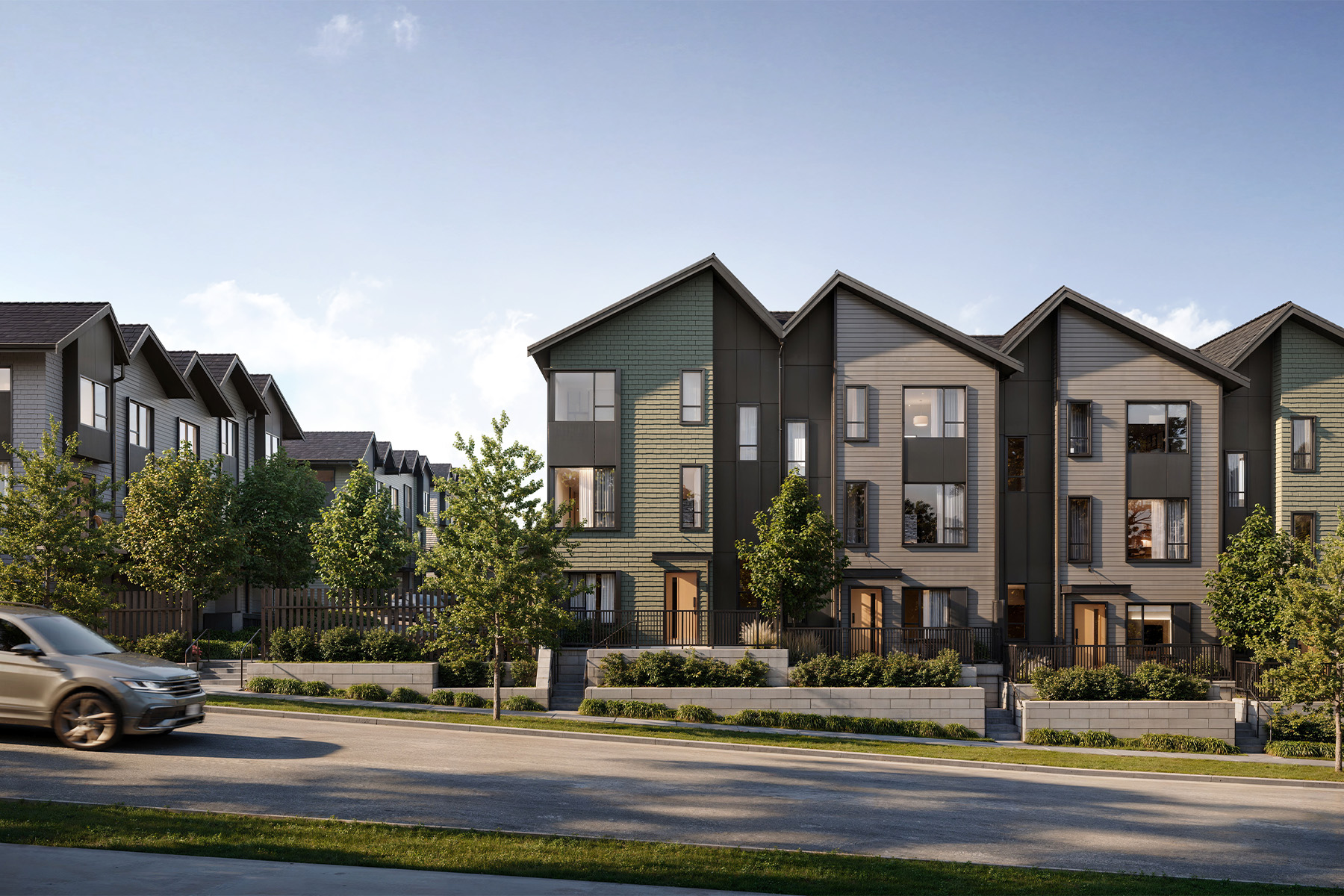 Salton townhomes facade detail