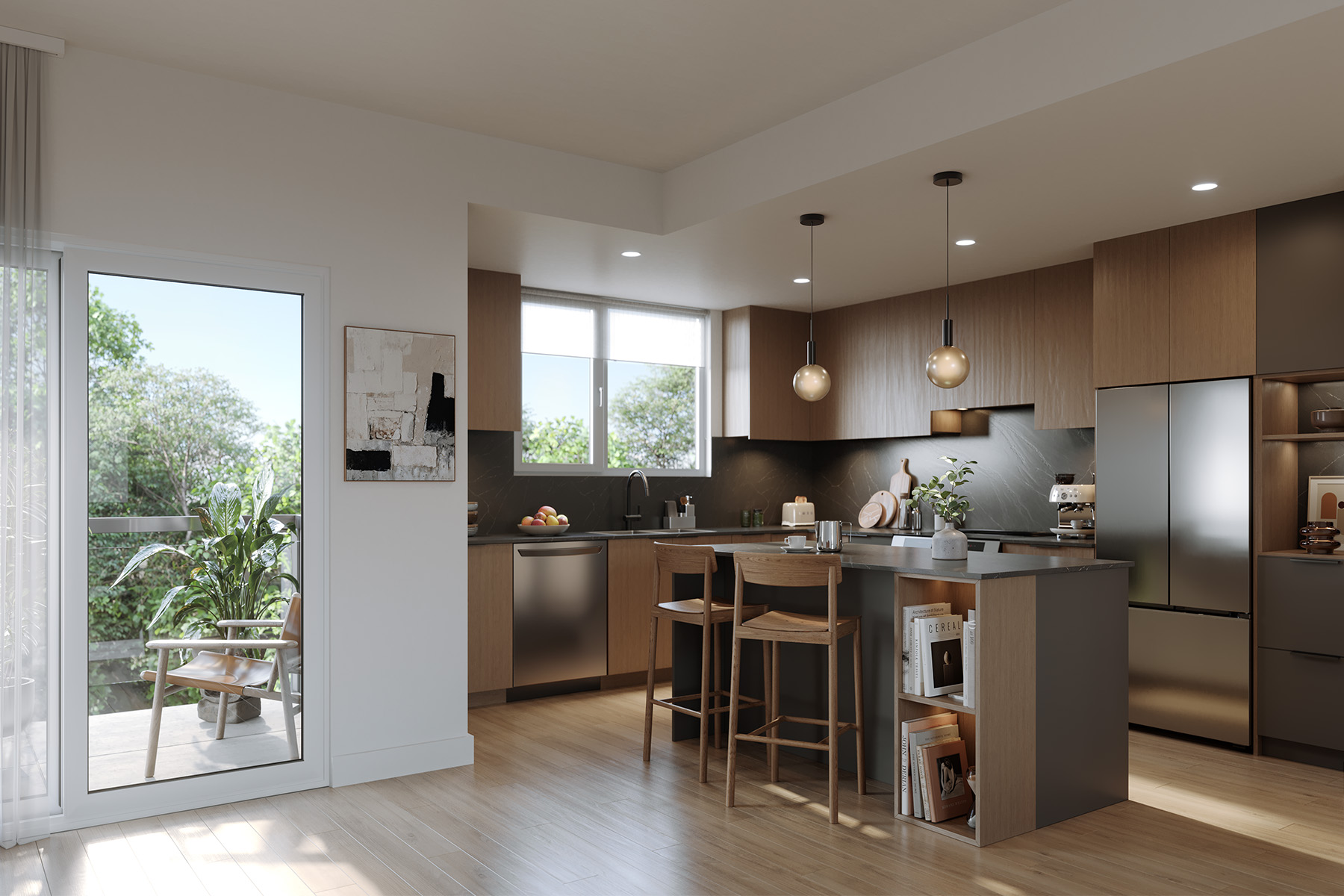 Modern kitchen interior