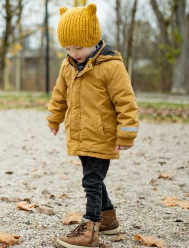 Child playing outdoors